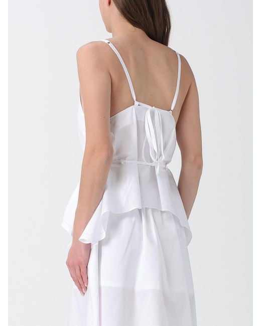 Low Classic White Cotton Top