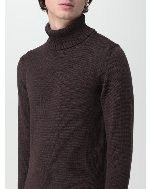 Zanone Black Jumper for men