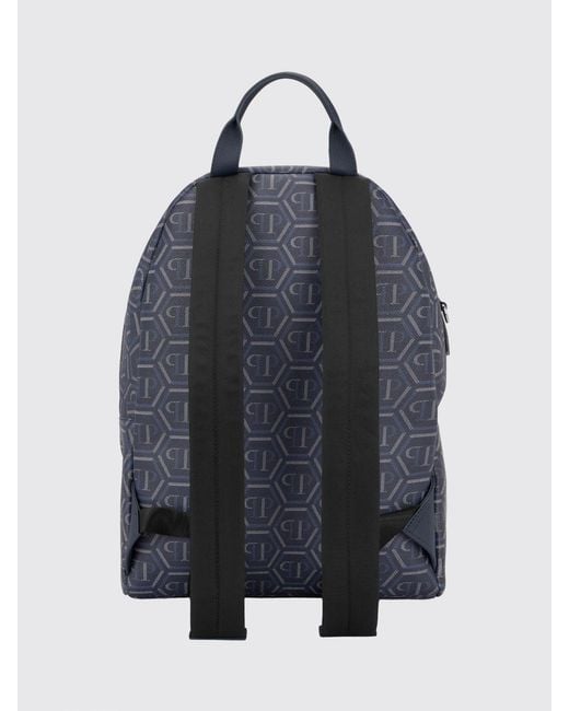 Philipp Plein Blue Backpack for men