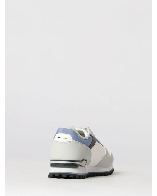Boss White Parkour Mesh And Rubber Sneakers for men
