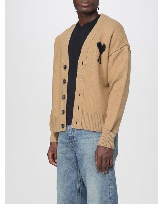 AMI Blue Cardigan for men
