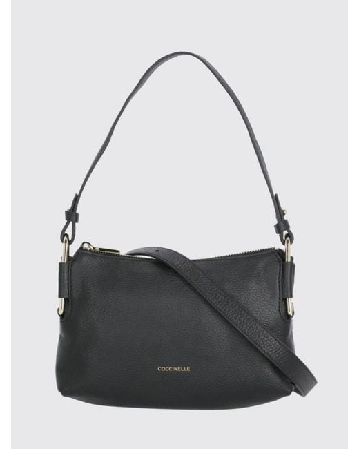 Coccinelle Black Rebekka Grained Leather Bag