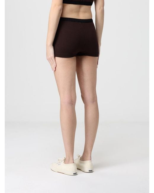 Entire studios Black Knit Culotte Shorts