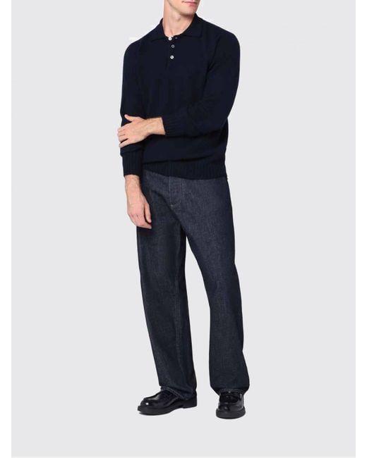 Drumohr Blue Cardigan for men