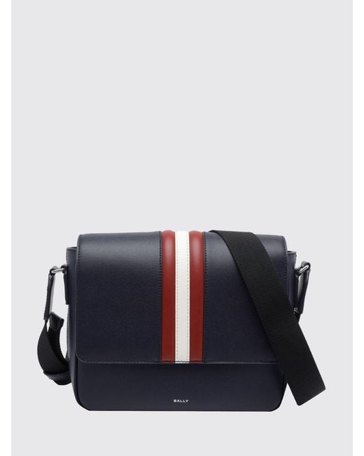 Bally Blue Mythos Leather Bag for men