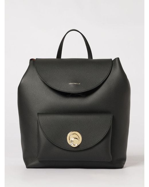 Coccinelle Black Nikla Grained Leather Backpack