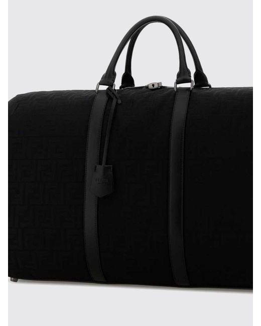Fendi Große Ff Nylon-Reisetasche in Black für Herren