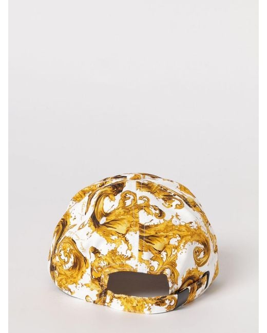 Versace Jeans Couture Metallic Cotton Twill Baroque Print Hat
