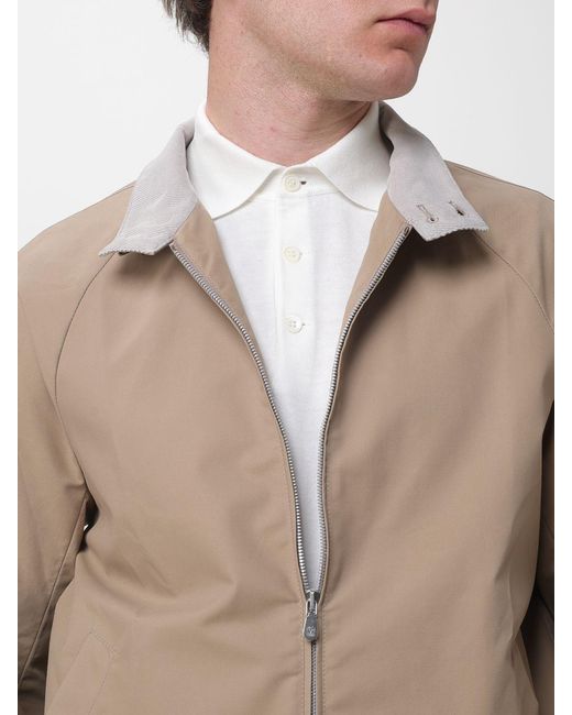 Brunello Cucinelli Natural Water-Repellent Nylon Windbreaker Jacket for men
