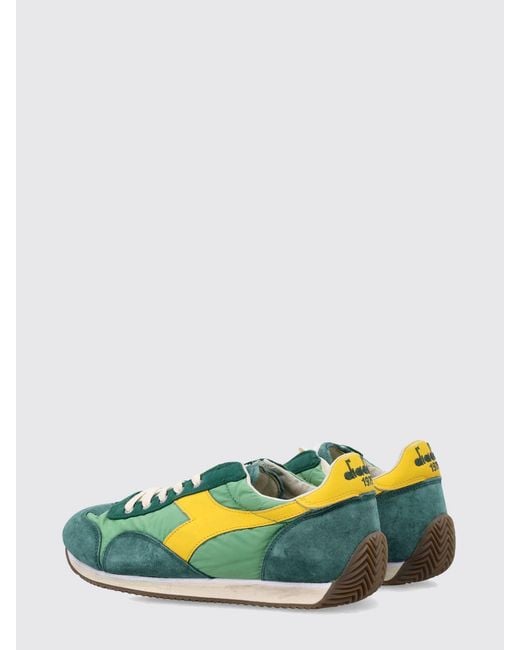 Diadora Green Suede And Nylon Equipe Sneakers for men