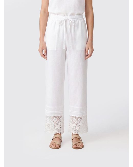 Semicouture White Trousers