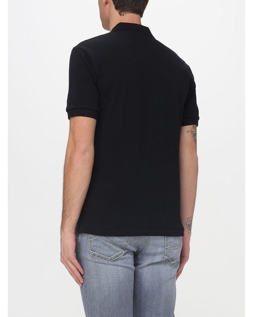 COMME DES GARÇONS PLAY Black Comme Des GarÇ Ons Play Cotton Polo Shirt With Logo for men