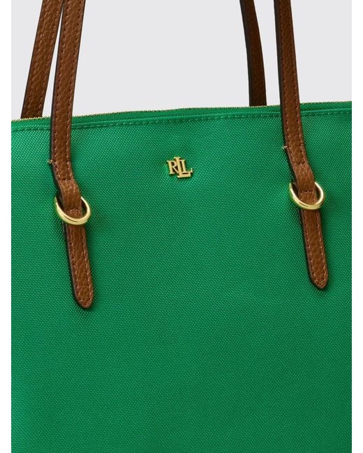 Ralph Lauren Green Keaton Nylon Bag