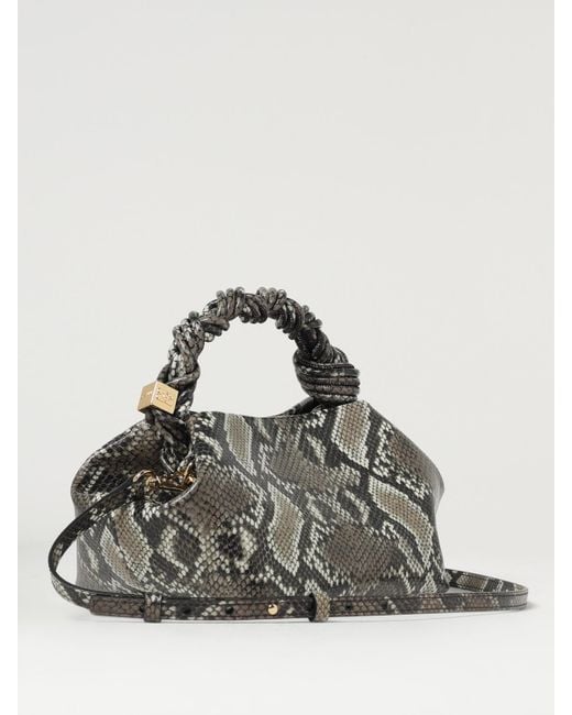 Bolso De Mano Mujer Ganni de color Gray