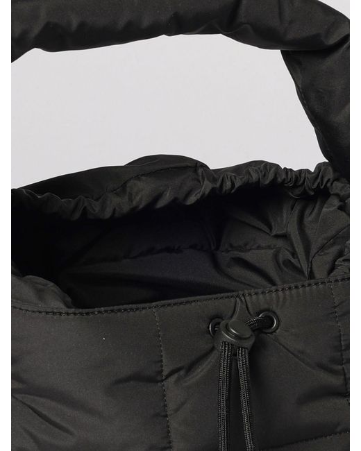 Marni Black Quilted Nylon Bucket Bag