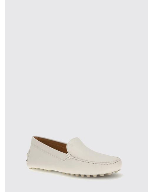 Tod's Natural Leather Driving Loafer
