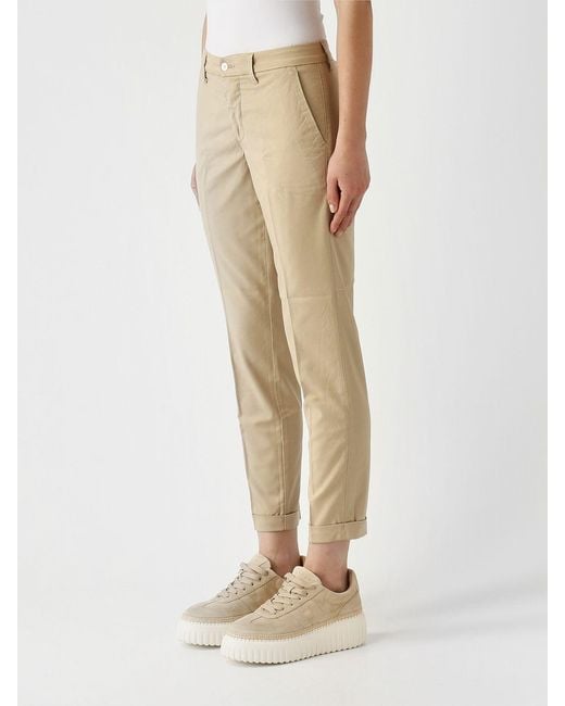 Fay Natural Cotton Chino Trousers