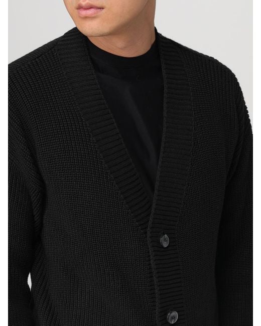 DISCLAIMER Black Cardigan for men