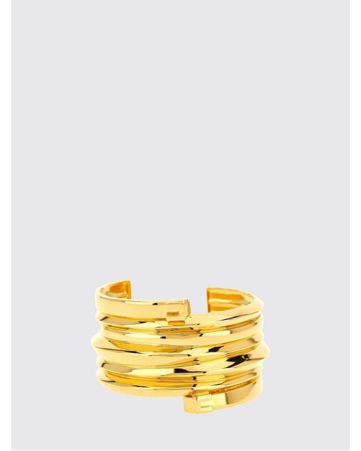 Elisabetta Franchi Yellow Brass Bracelet