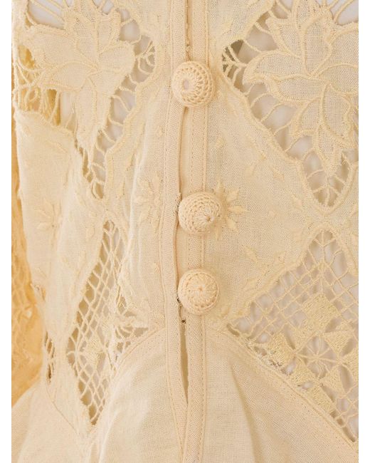 Isabel Marant Natural Lace Shirt