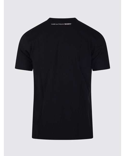 Comme des Garçons Black Basic Cotton T-Shirt for men