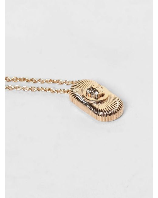 Versace Messingkette Mit Medusa-Anhänger in White für Herren