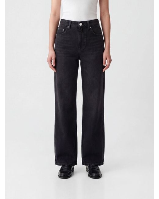Isabel Marant Blue Belvira High-Waisted Flared Lyocell Denim Jeans