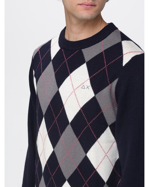 Pull Homme Sun 68 pour homme en coloris Blue