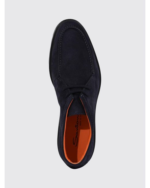 Santoni Blue Boot for men