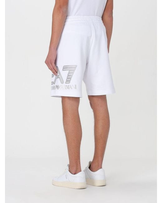 EA7 Shorts in White für Herren