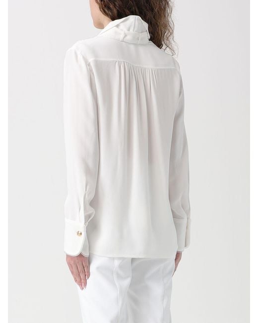 Elisabetta Franchi White Viscose Blouse