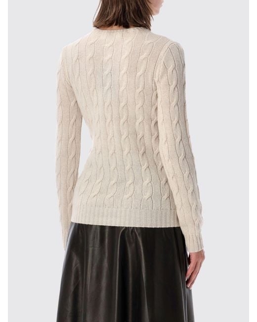 Ralph Lauren Natural Slim Fit Pure Cashmere Crewneck Jumper