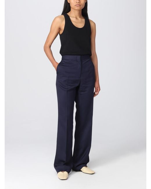 Jil Sander Blue Pants