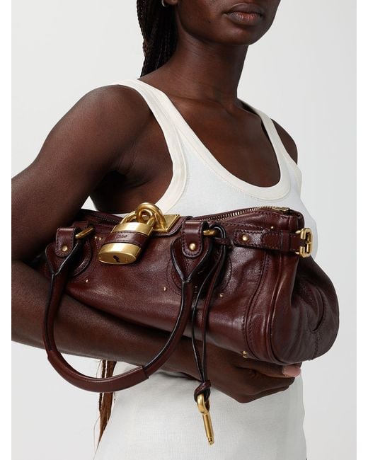 Chloé Brown Chlo&Eacute Paddington Ledertasche