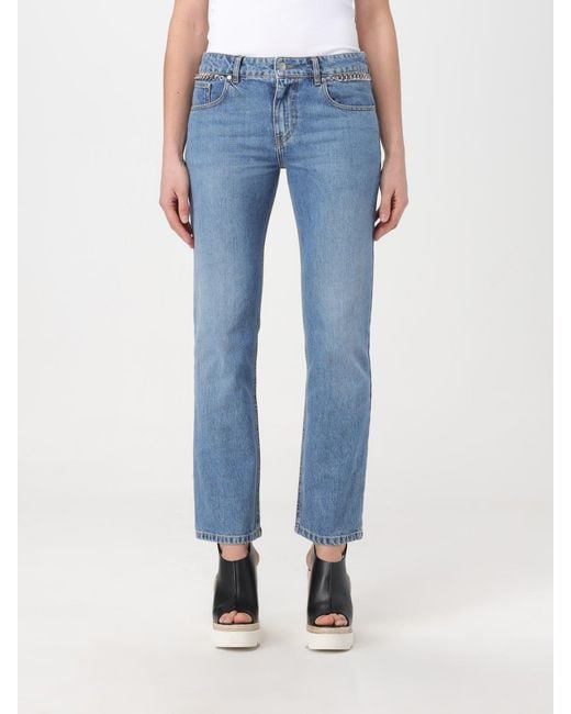 Stella McCartney Blue Straight Fit Jeans