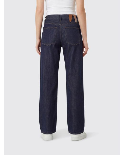 DARKPARK Blue Cotton Denim Straight Jeans