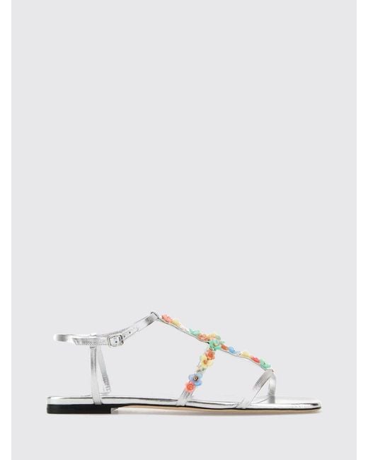 Jimmy Choo White Heeled Sandal