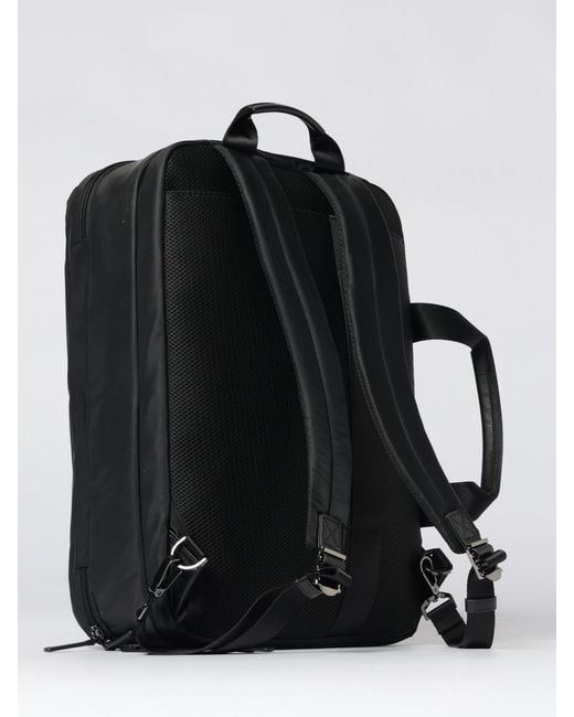 Emporio Armani Black Modular Backpack for men