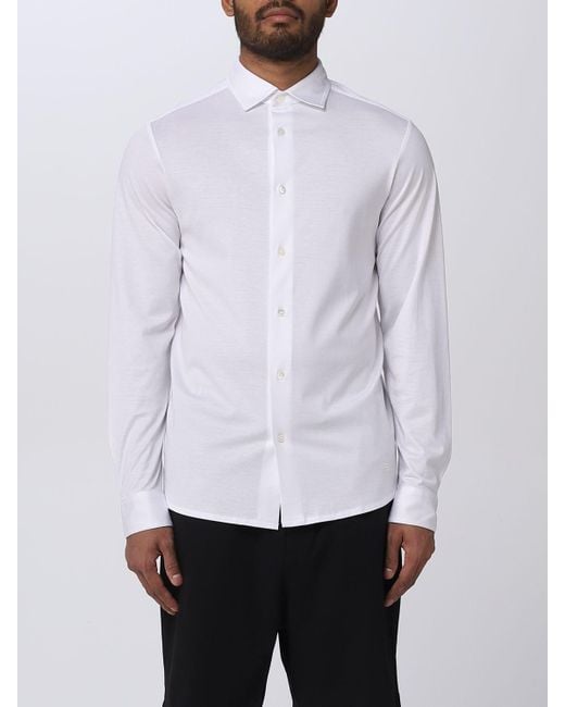 Emporio Armani Hemd in Weiß für Herren | Lyst DE