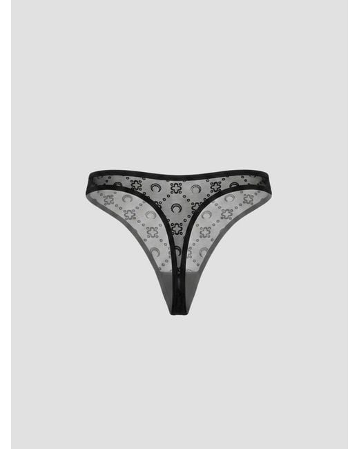 MARINE SERRE Gray Lingerie