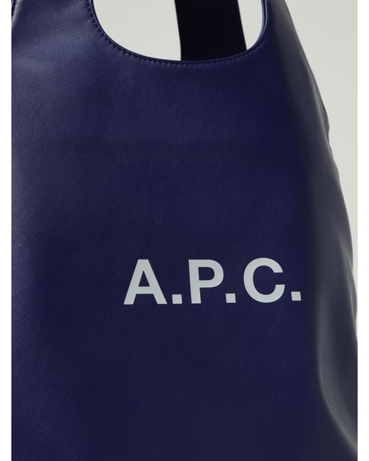 Bolso De Mano Mujer A.P.C. de color Blue