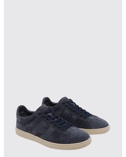 Hogan Blue Cool Suede Sneakers for men