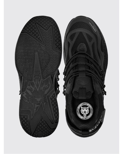 Philipp Plein Black Sneakers for men