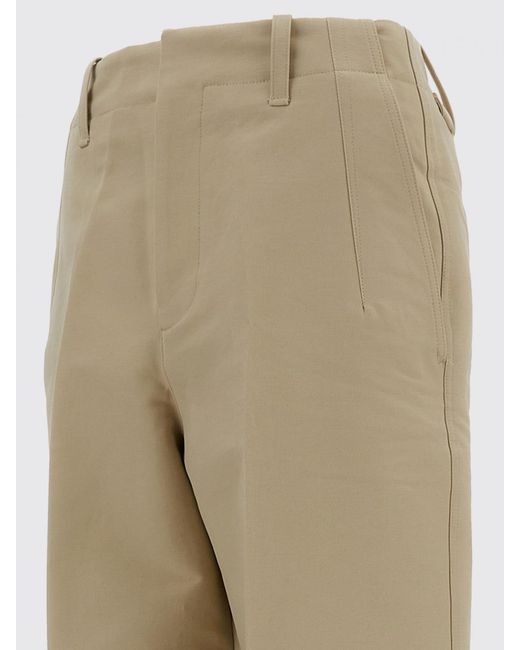 Jacquemus Natural Cotton Wide-Leg Trousers for men