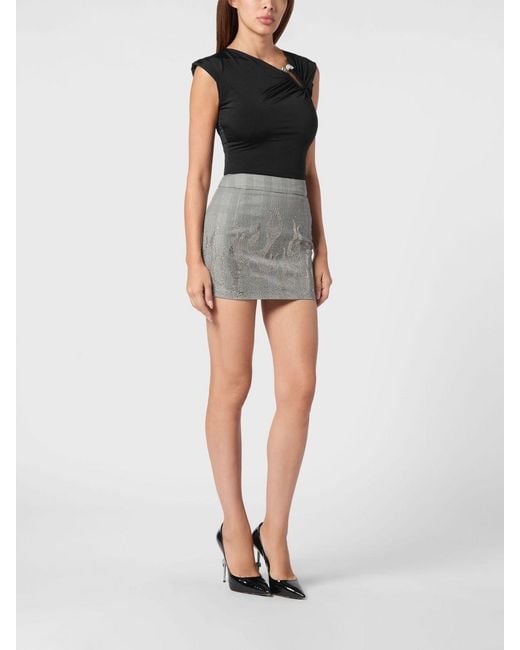 Philipp Plein Black Skirt