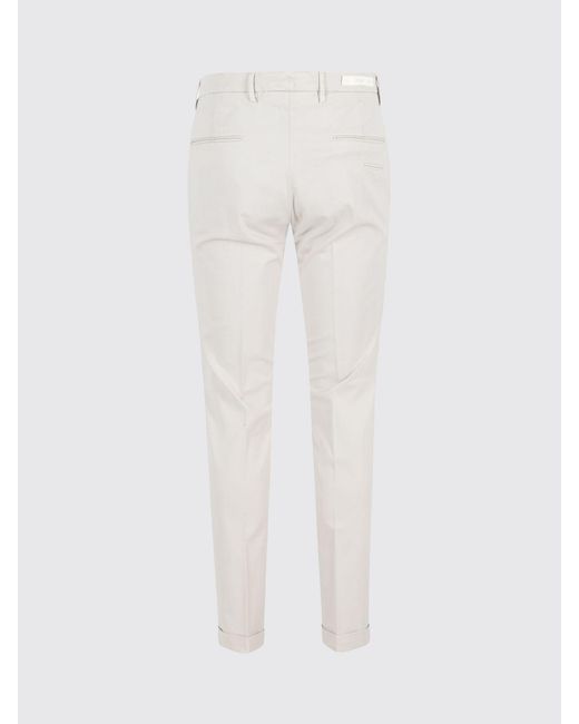 Briglia 1949 White Cotton Chino Trousers for men