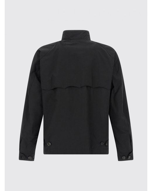 Baracuta Black Cotton Blend Bomber Jacket for men