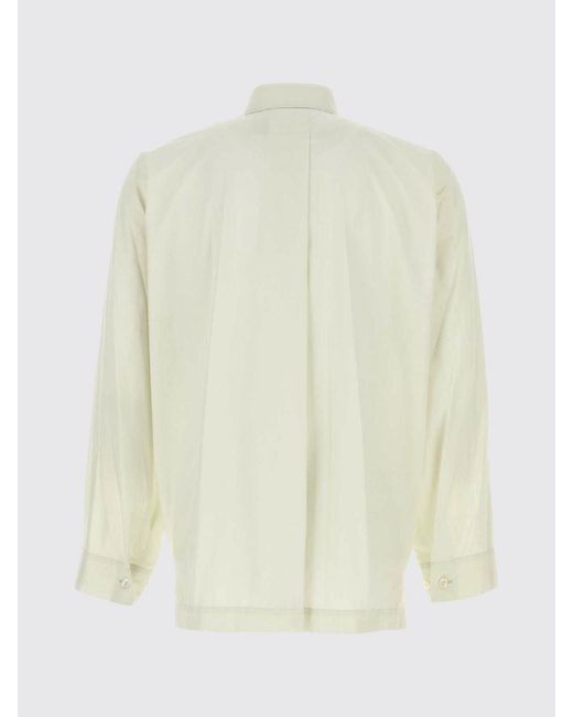 Homme Plissé Issey Miyake Green Cotton Shirt for men