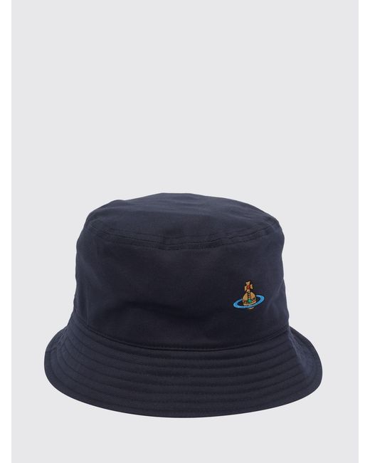 Vivienne Westwood Blue Cotton Twill Hat