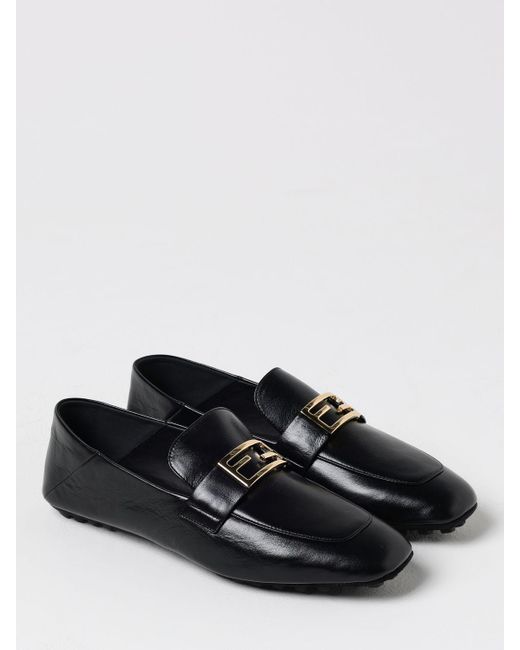 Fendi Black Loafers